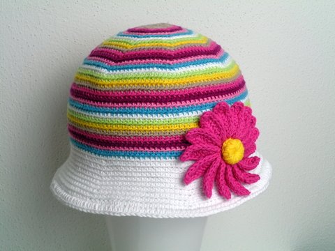 Hut Sommerhut Häkelanleitung