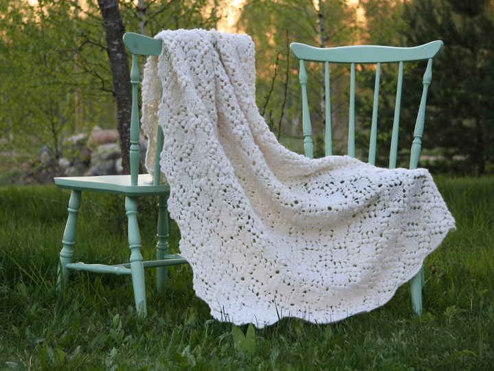 Eine Decke zum Einkuscheln - Häkelanleitung