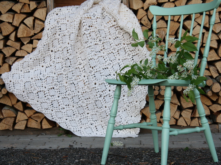 Eine Decke zum Einkuscheln - Häkelanleitung