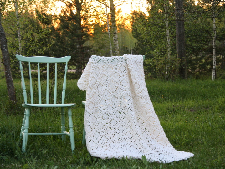 Eine Decke zum Einkuscheln - Häkelanleitung