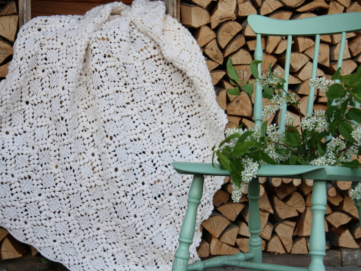 Eine Decke zum Einkuscheln - Häkelanleitung