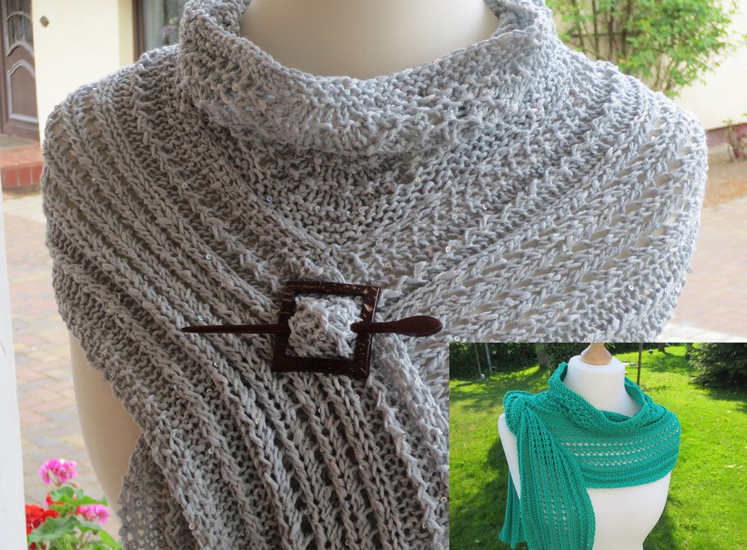 Strickanleitung Lace-Stola Grace 