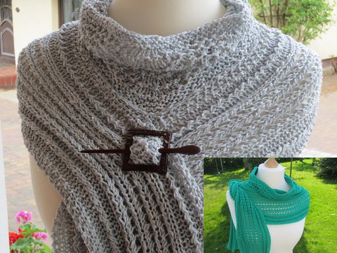 Strickanleitung Lace-Stola Grace 