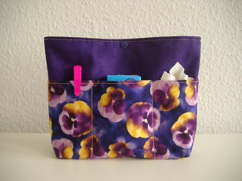 Nähanleitung E-Book großer Taschenorganizer