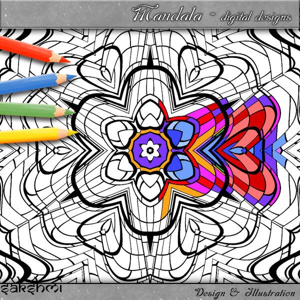 Mandala - Malseite für Erwachsene, zum Ausdrucken