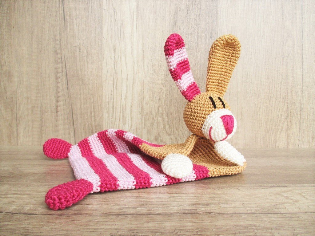 Häkelanleitung Schmusetuch Hase - Bild 2