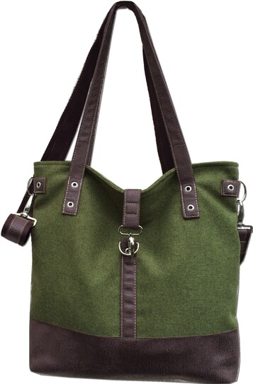 Nähanleitung und Schnittmuster: Schultertasche Hanna