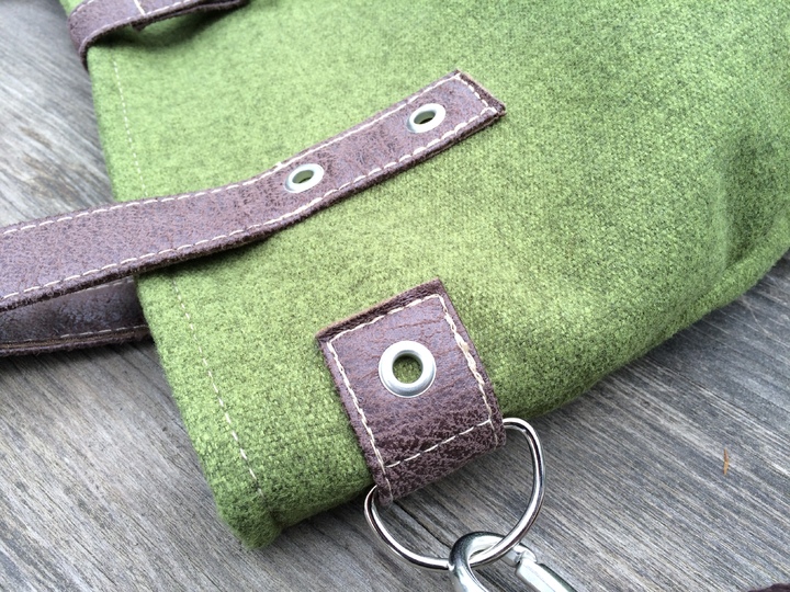 Nähanleitung und Schnittmuster: Schultertasche Hanna