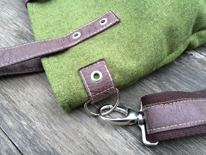 Nähanleitung und Schnittmuster: Schultertasche Hanna