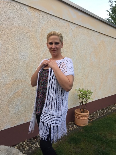 Häkelanleitung Leichte Longvest - Weste