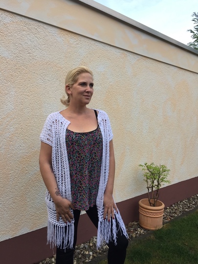 Häkelanleitung Leichte Longvest - Weste