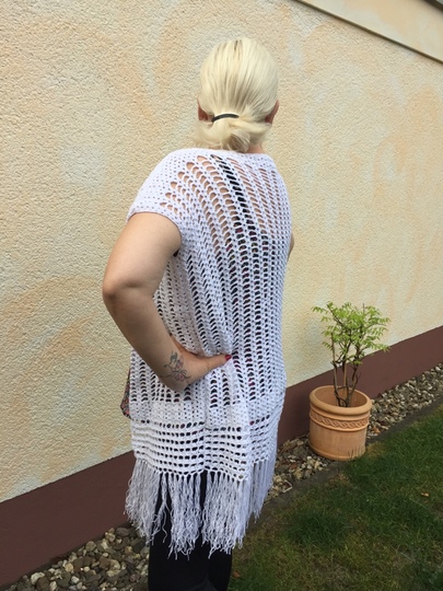 Häkelanleitung Leichte Longvest - Weste