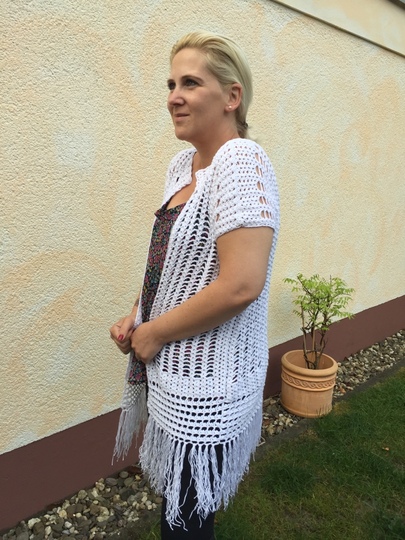 Häkelanleitung Leichte Longvest - Weste