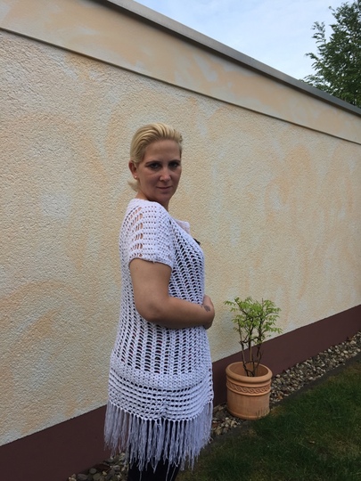 Häkelanleitung Leichte Longvest - Weste