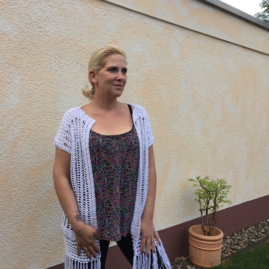 Häkelanleitung Leichte Longvest - Weste