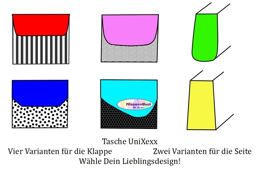 Messenger Bag Nähanleitung mit Schnittmuster