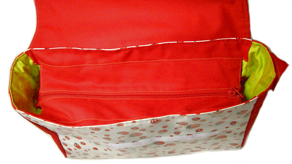 Messenger Bag Nähanleitung mit Schnittmuster