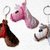 Keychain crochet horse