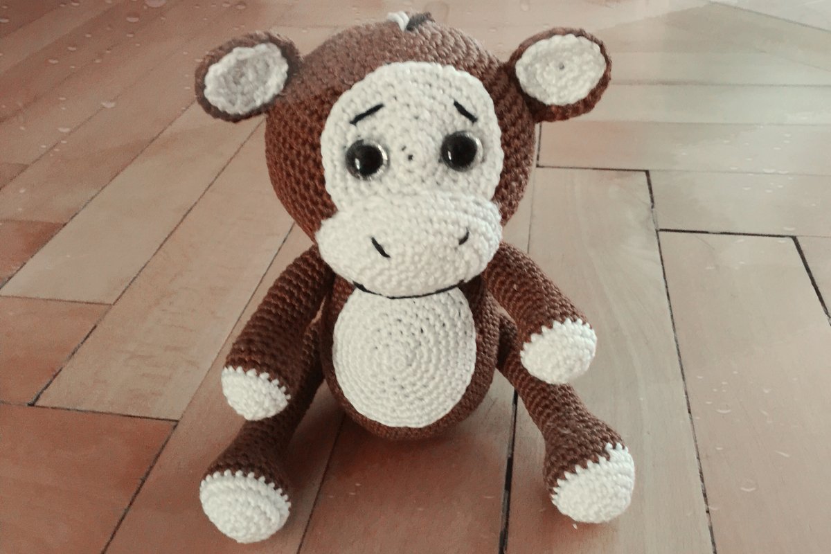 Häkelanleitung Affe Bobby