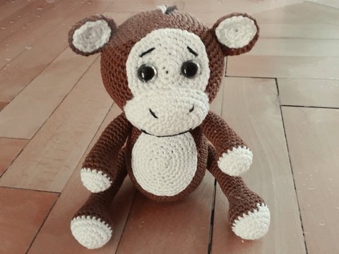 Häkelanleitung Affe Bobby