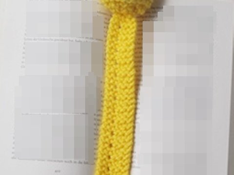 Strickanleitung Lesezeichen Smilie, schnell und einfach!