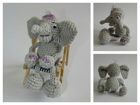 Fanny Wuschelini, Elefant Pdf Häkelanleitung