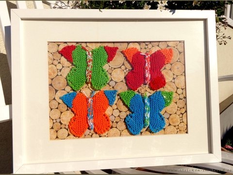 Strickanleitung für Schmetterlinge | tolle Verarbeitung von Wollresten