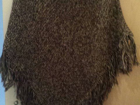 Strickanleitung Poncho Gr. 38/40