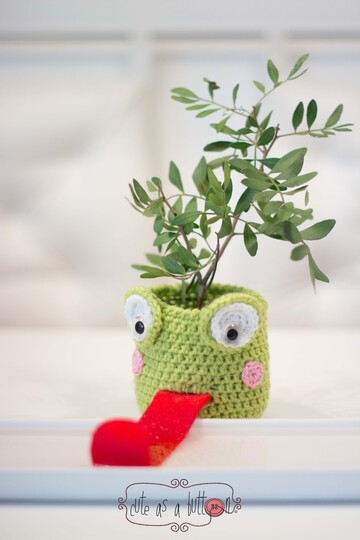 Caab Selbstbewässernde Blumentöpfchen Häkelanleitung