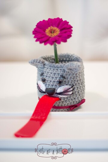 Caab Selbstbewässernde Blumentöpfchen Häkelanleitung