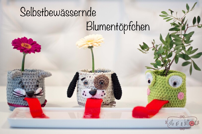 Caab Selbstbewässernde Blumentöpfchen Häkelanleitung