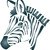 Schablonenmotive - Zebra