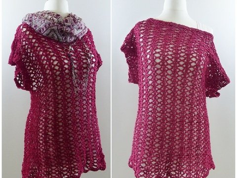 LaBella Häkelanleitung für ein Netzshirt leicht & schnell gehäkelt