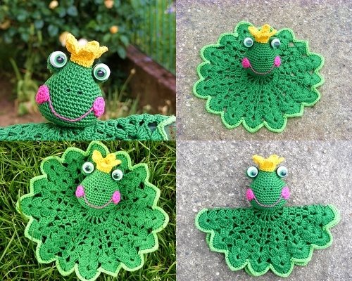 Crochet Frog snuggle pattern