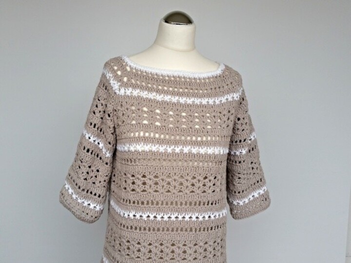 Häkelanleitung alle Größen Shirts,Pulli und Tuch Summer Edition No.1