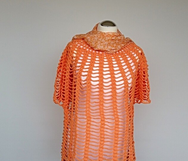 Häkelanleitung alle Größen Shirts,Pulli und Tuch Summer Edition No.1