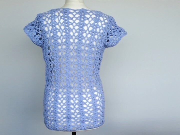 Häkelanleitung alle Größen Shirts,Pulli und Tuch Summer Edition No.1