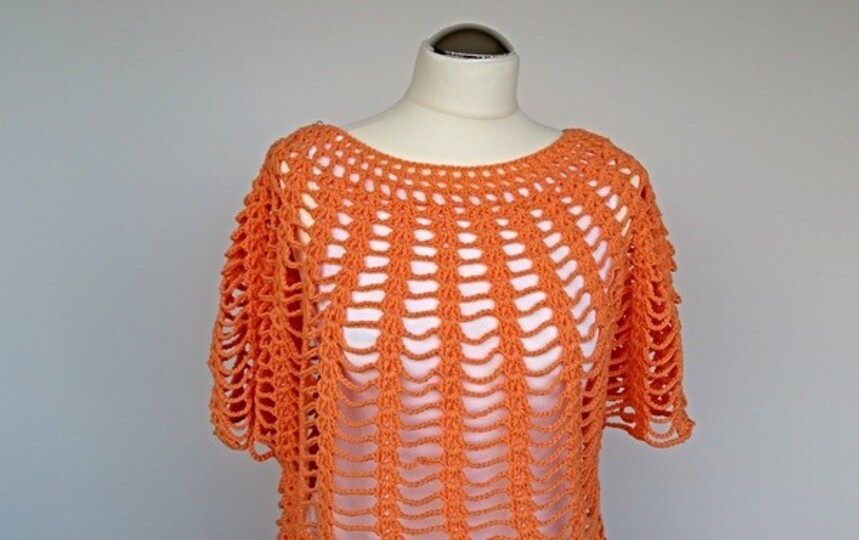 Häkelanleitung alle Größen Shirts,Pulli und Tuch Summer Edition No.1