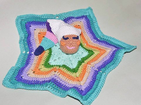 Schnuffeltuch Schmusepuppe zum Häkeln für Anfänger