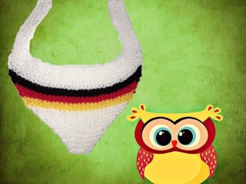 Strickanleitung Babytuch - schnell gestrickt, leicht erklärt. Tragbar 0-9 Monate