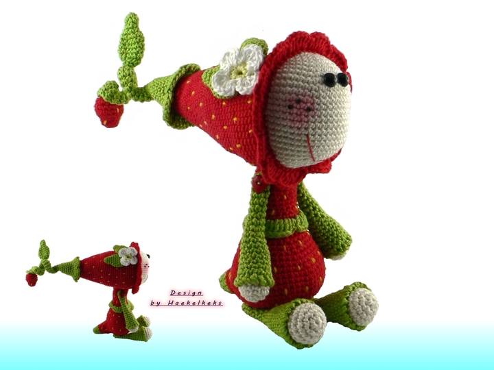Erdbeer-Tropfi -- Häkelanleitung von Haekelkeks®