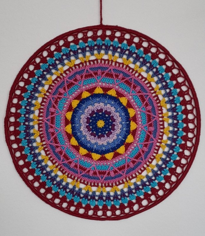 gehäkeltes Riesen- Mandala - Bild 2