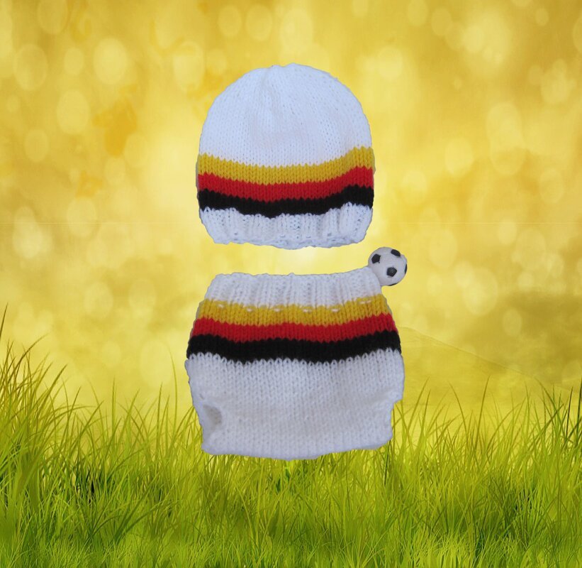 Strickanleitung Babyset, Babymütze und Babyhöschen/Windelhöschen von 0-8 Monate tragbar - Bild 3