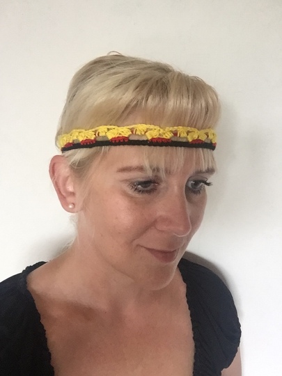 Häkelanleitung 3 coole EM-Haarbänder 