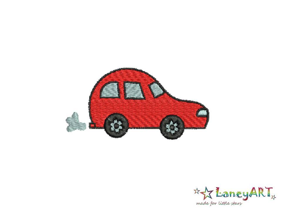 Stickdatei "Auto" Pes Format (Deco, Brother, Babylock)