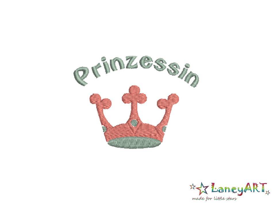 Stickdatei "Prinzessin" Pes Format (Deco, Brother, Babylock)