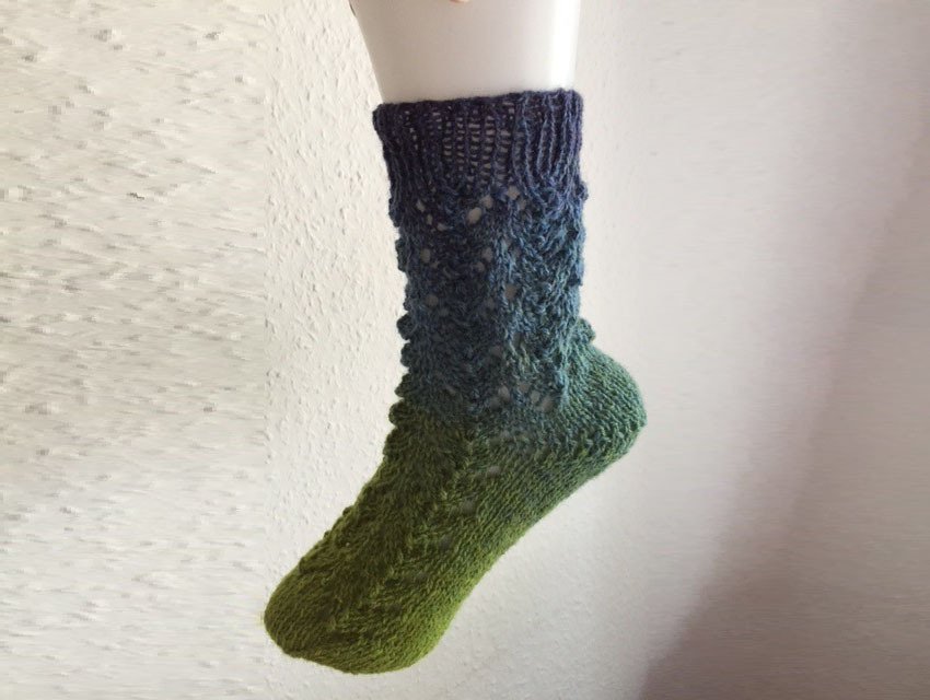 Socken Bunte Forelle - Strickanleitung