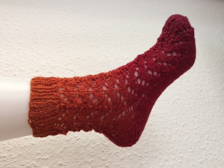Socken Bunte Forelle - Strickanleitung