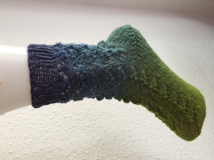 Socken Bunte Forelle - Strickanleitung
