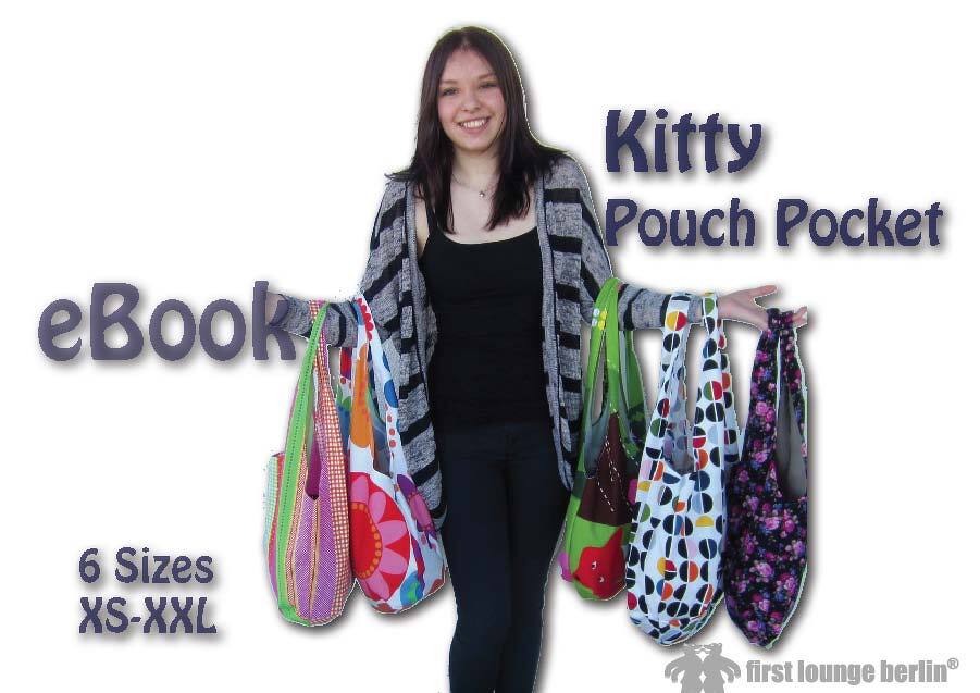 US-Kitty *** Pouch Pocket Shopper E-Book Pdf Sewing instruction with pattern in 6 sizes xs-xxl made with Love from firstloungeberlin - Image 12